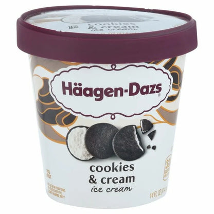Haagen Dazs Cookies & Cream 14oz