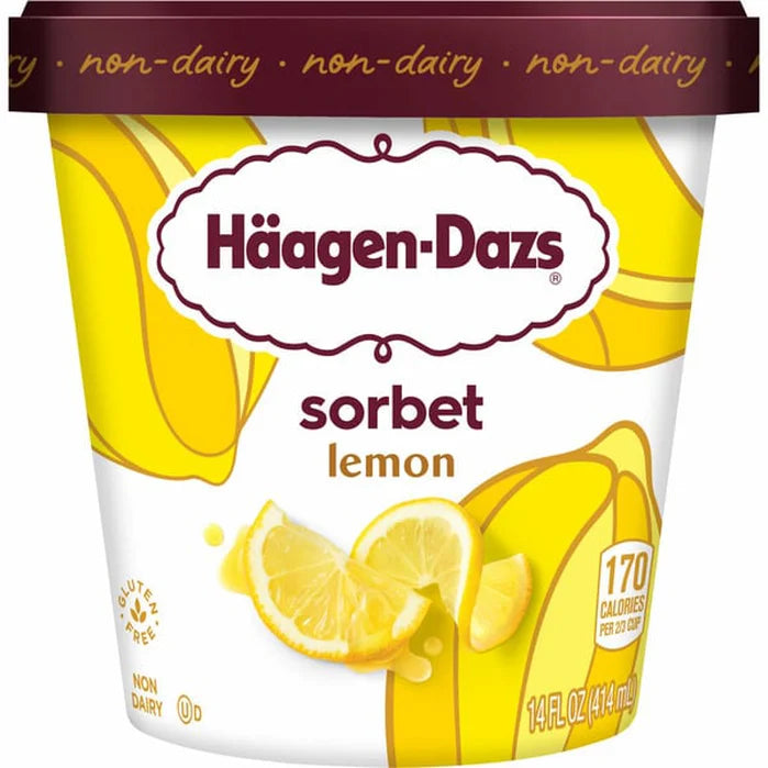 Haagen Dazs Lemon Sorbet 14oz