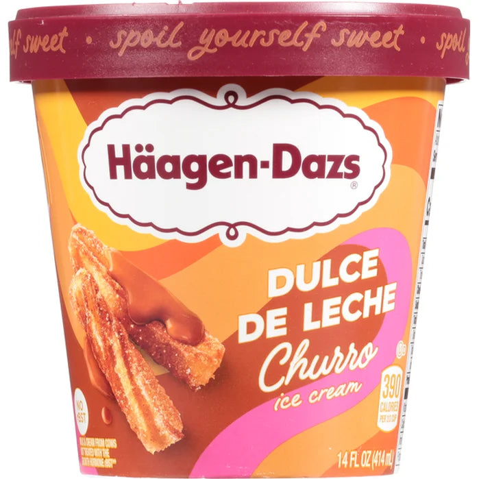 Haagen Dazs Dulce De Leche Churro 14oz