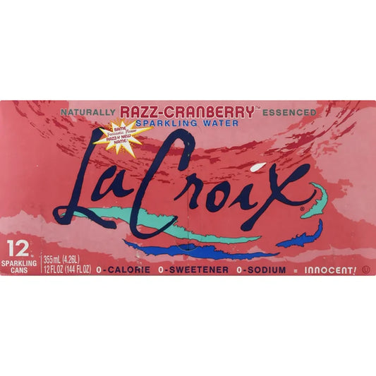 La Croix Razz Cranberry 12oz 12pk