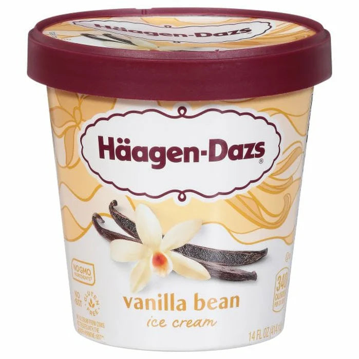 Haagen Dazs Vanilla Bean 14oz