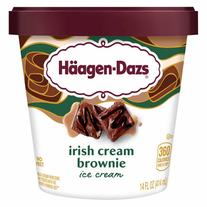 Haagen Dazs Irish Cream Brownie 14oz