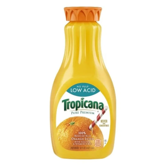 Tropicana Orange Low Acid No Pulp 52oz