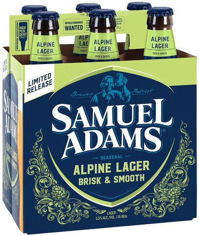 Samuel Adams Alpine Lager 5.5% abv