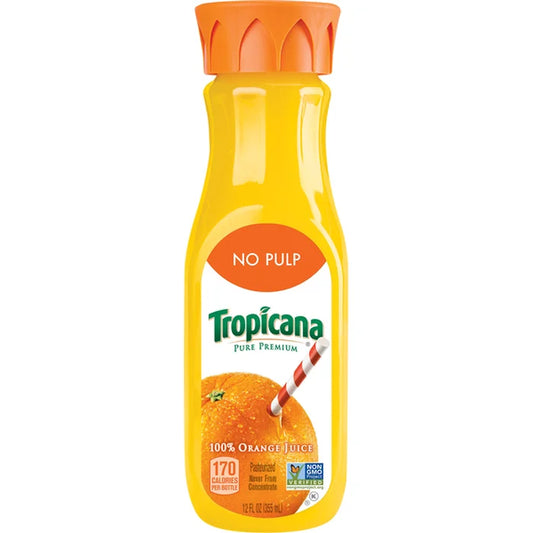 Tropicana Orange No Pulp 12oz