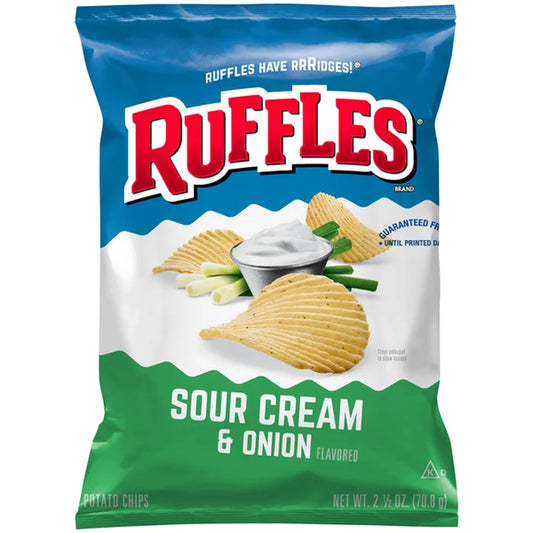 Ruffles Sour Cream & Onion 2.5oz