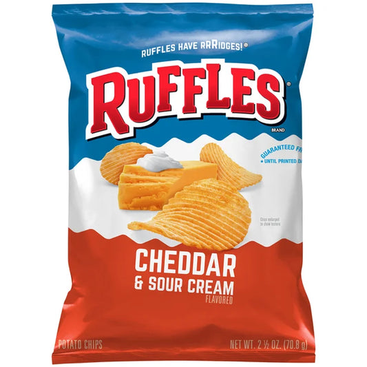 Ruffles Cheddar & Sour Cream 2.5oz