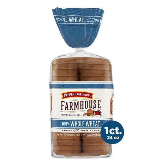 Pepperidge Farm Farmhouse 100% Whole Wheat 24oz