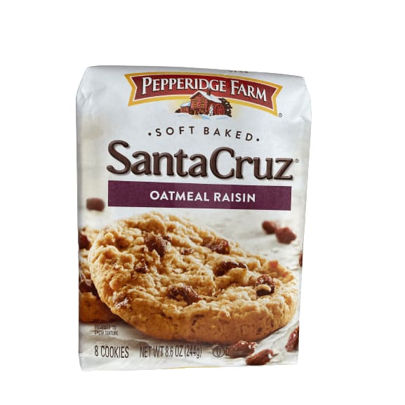 Pepperidge Farm Santa Cruz Oatmeal Raising cookies 8.6 oz