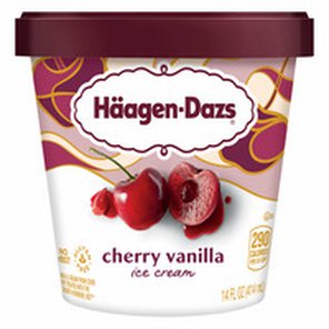 Haagen Dazs Cherry Vanilla 14oz