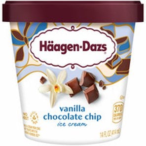 Haagen Dazs Vanilla Chocolate Chip 14oz