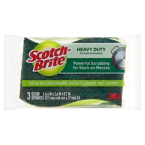 Scotch Brite Heavy Duty 3ct