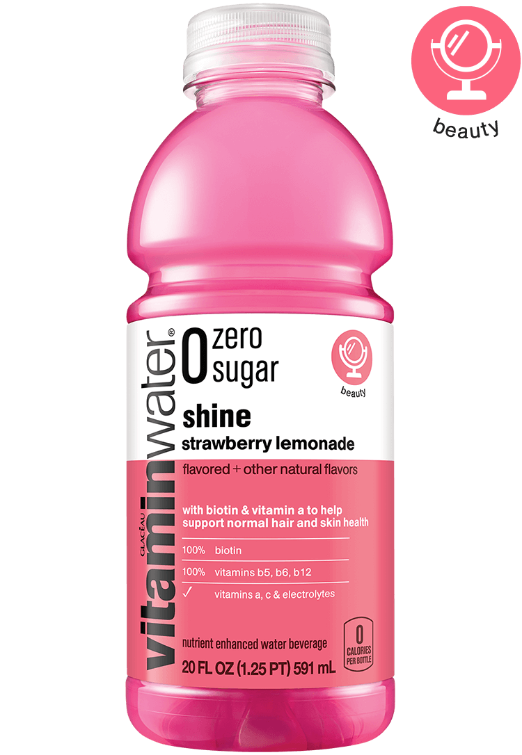 Vitamin Water Zero Sugar Shine Strawberry Lemonade 20oz