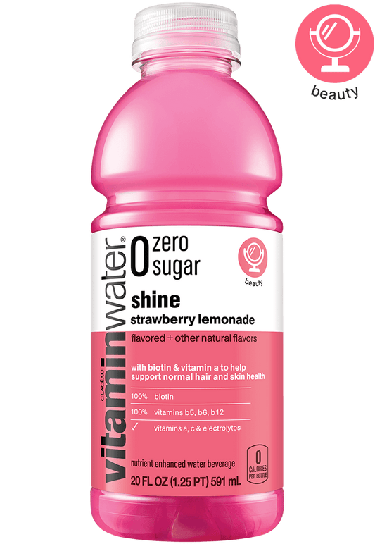 Vitamin Water Zero Sugar Shine Strawberry Lemonade 20oz